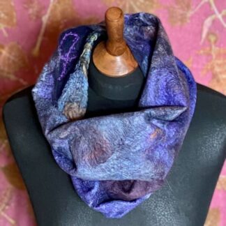 handmade-blue-wool-silk-felt-cowl-snood-neckwarmer-reversible-marian-may-textile-art
