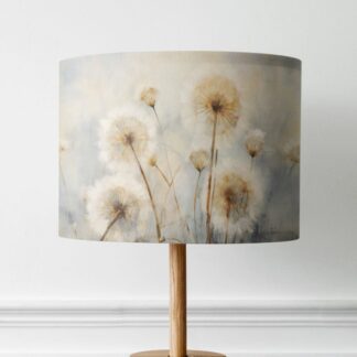 Delicate Dandelion Lampshade - Neutral Tone Lightshade