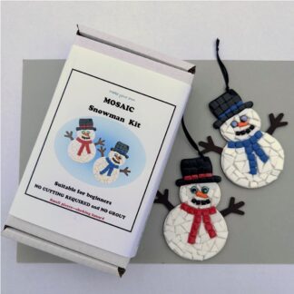mosaic snowman kit