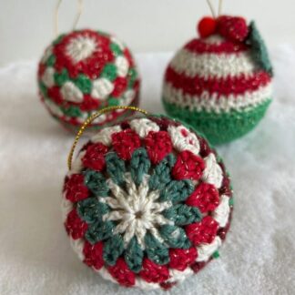 3 Christmas Baubles