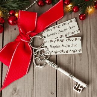 Santa's Magic Key With Personalised Fob.
