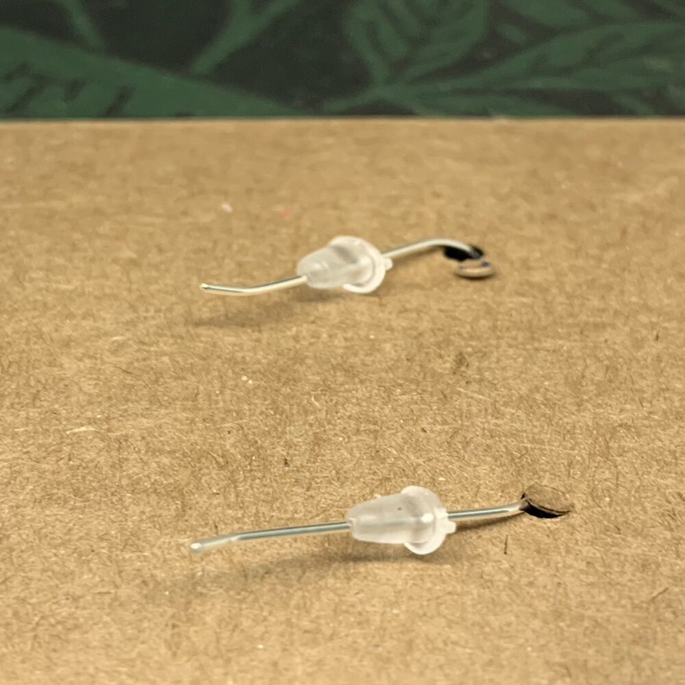 Victorian teaspoon handle earrings - Image 4