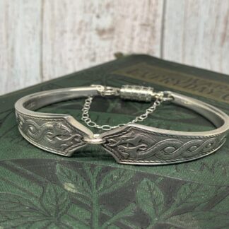 upcycled fork handle bracelet