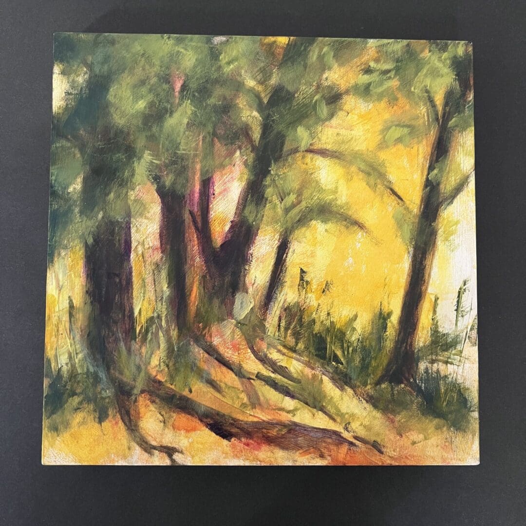 Fragmented Sunlight 1 original acrylic painting