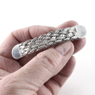 Medium Basket Weave Hair Barrette