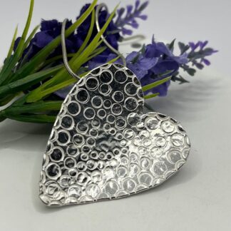 Sterling Silver Heart Pendant Necklace