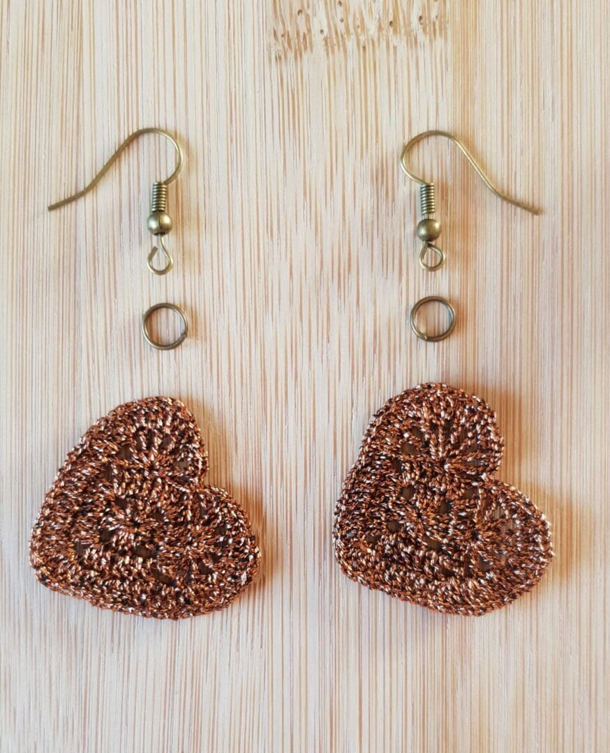 Heart earrings - Image 3