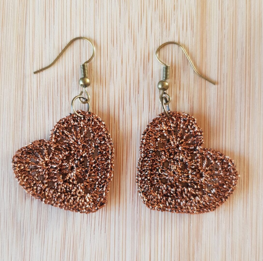 Heart earrings