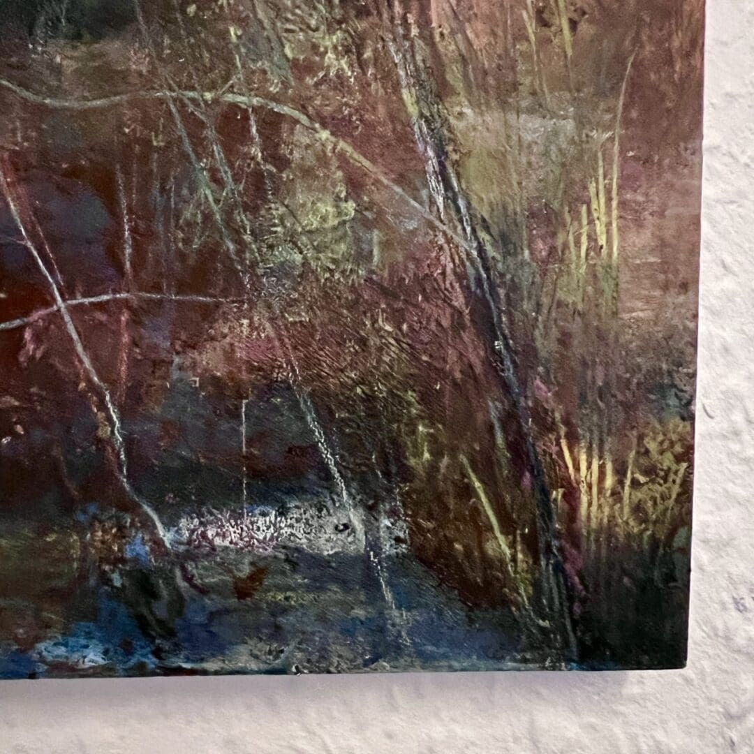 Autumn Glow an original oil & cold wax original painting - Image 3