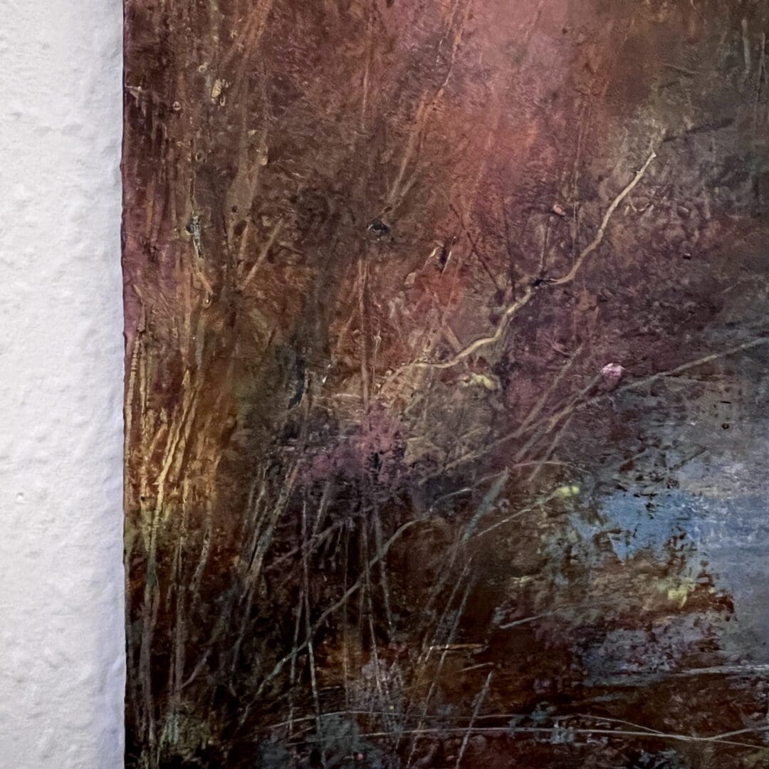 Autumn Glow an original oil & cold wax original painting - Image 4