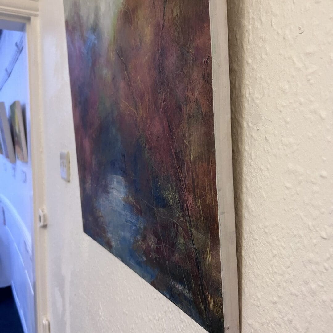 Autumn Glow an original oil & cold wax original painting - Image 6