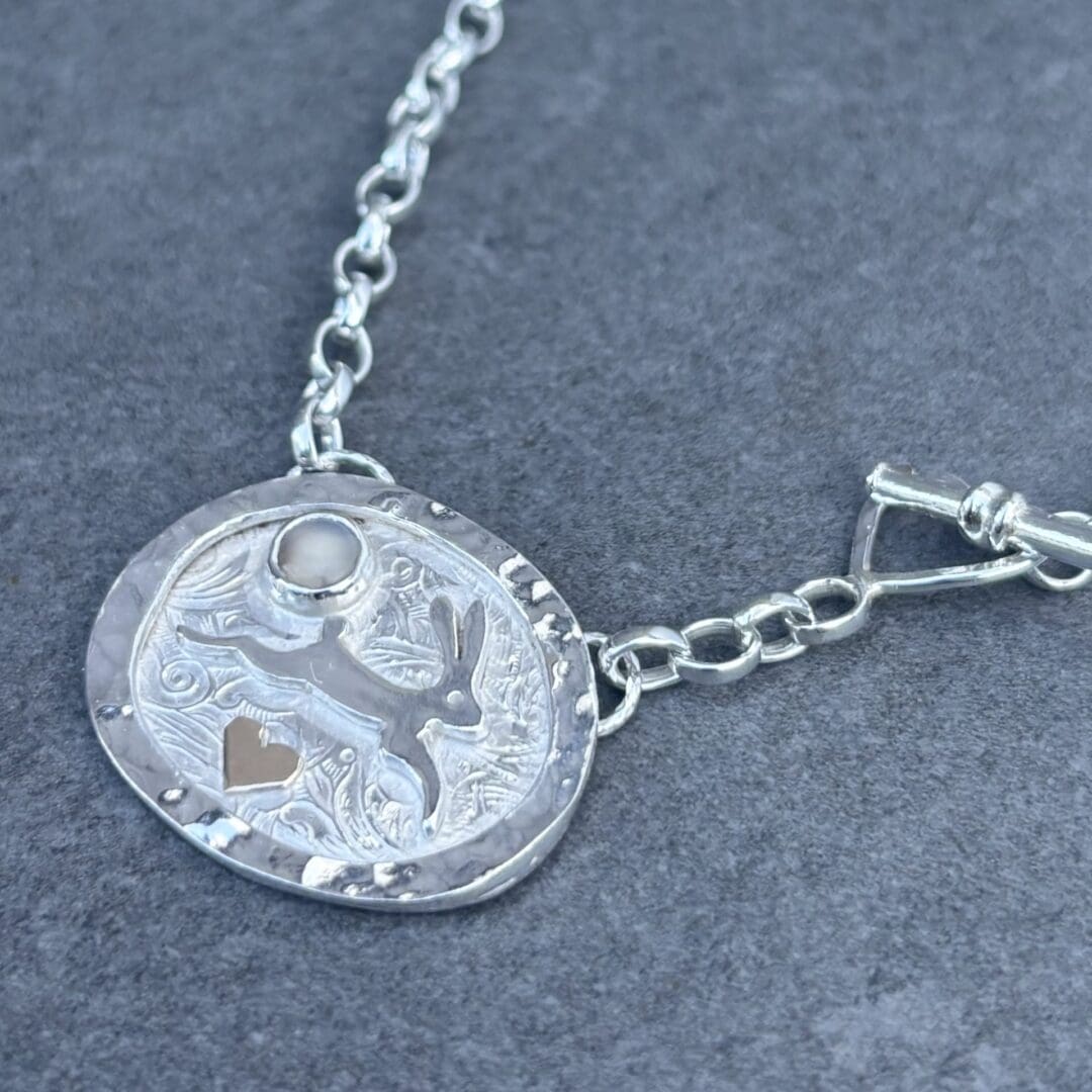 Sterling Silver Hare Necklace - Image 3