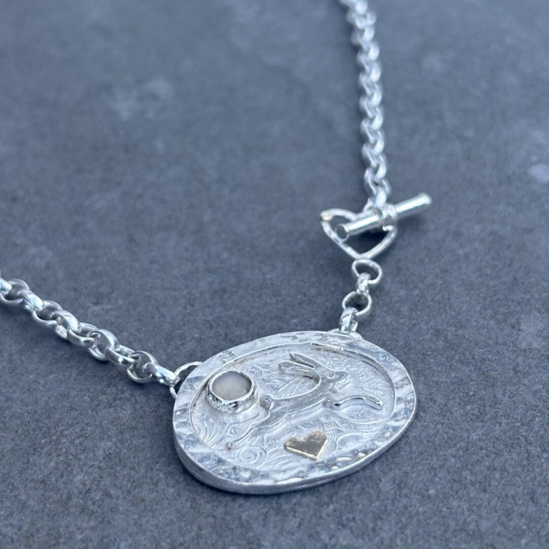 Sterling Silver Hare Necklace - Image 5