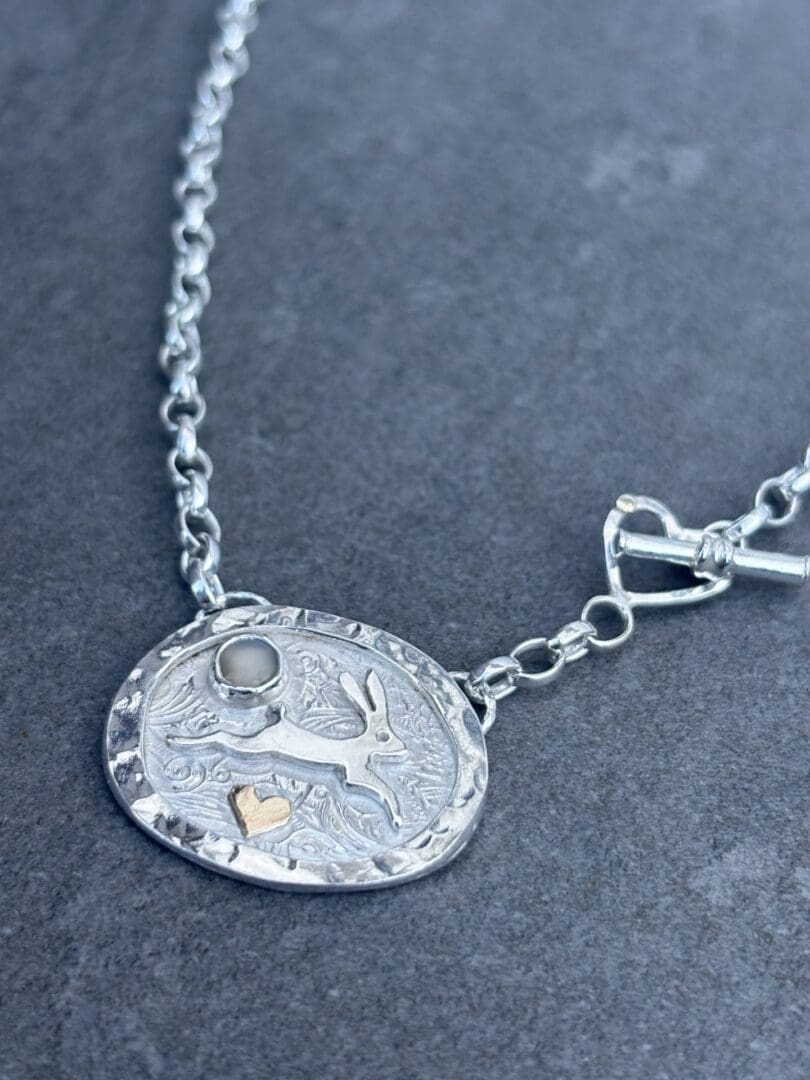 Sterling Silver Hare Necklace - Image 4