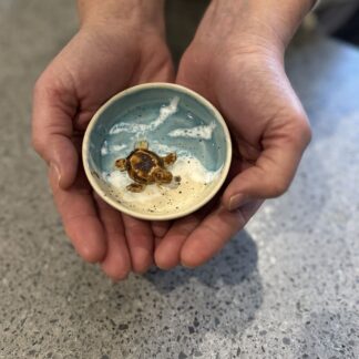 Ceramic trinket dish with cute sea animals