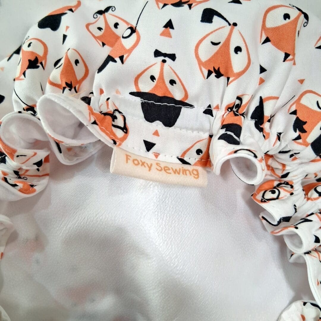 Fox Print Childs Shower Cap - Image 4