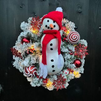 3D-snowman-Christmas-wreath
