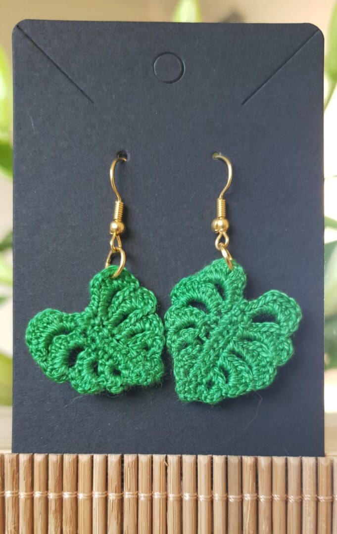 Monstera earrings - Image 2
