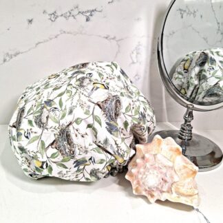 Nesting Birds Luxury Shower Cap