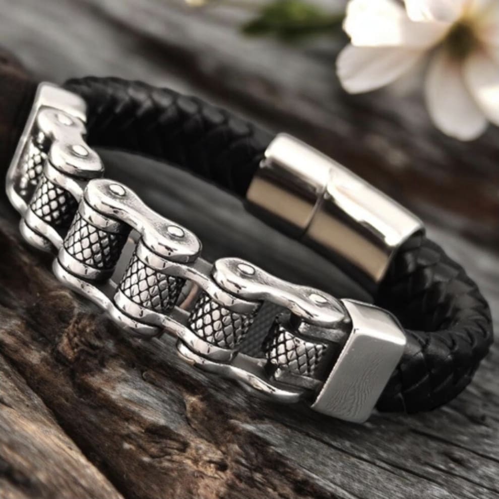 Personalised Mens Bracelet| Stainless Steel Plate| Custom Engraved Wristband| Gift for Him| Personalised Jewelery| Christmas gift - Image 6