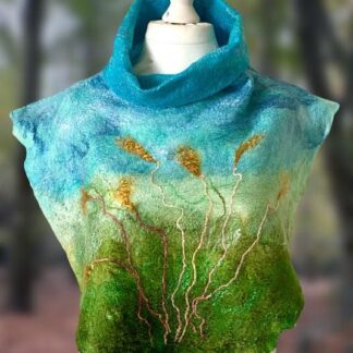 autumn-roll-neck-poncho-handmade-wool-felt-barleyfields-marian-may-textile-art