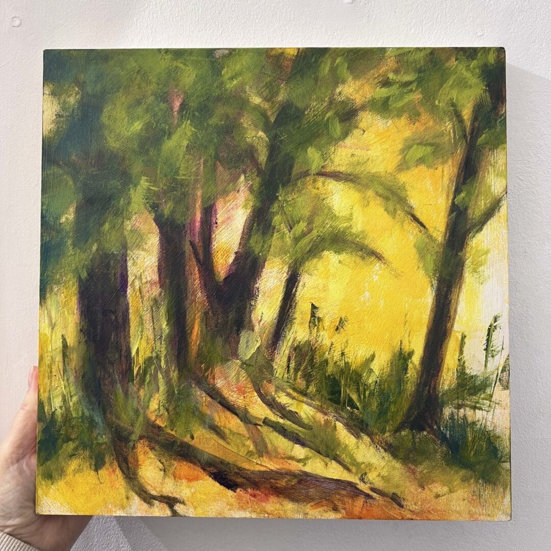 Fragmented Sunlight 1 original acrylic painting