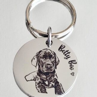 Actual photo keyring, from any photo. DOG, CAT, HUMANS. Memorial gift, family gift, Engraved keyring.
