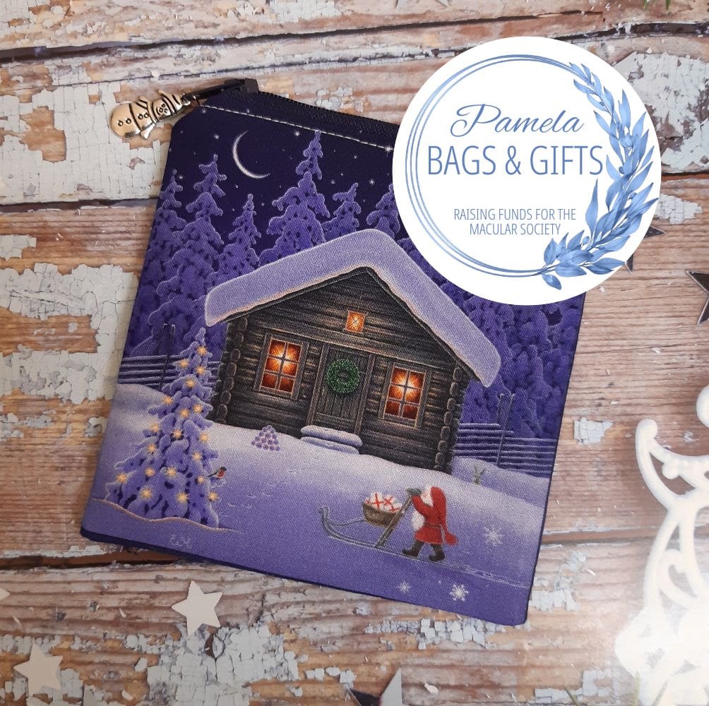 Santa and Christmas Chalet Coin Purse Christmas Gift - Image 6