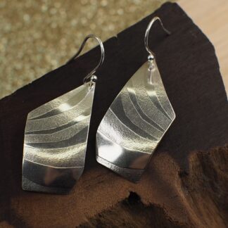 silver dangle earrings