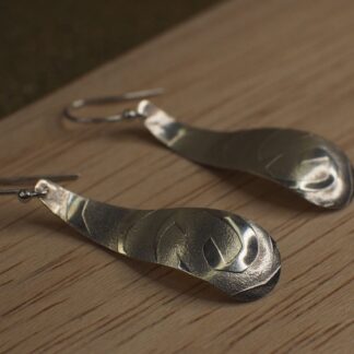 solid silver earrings