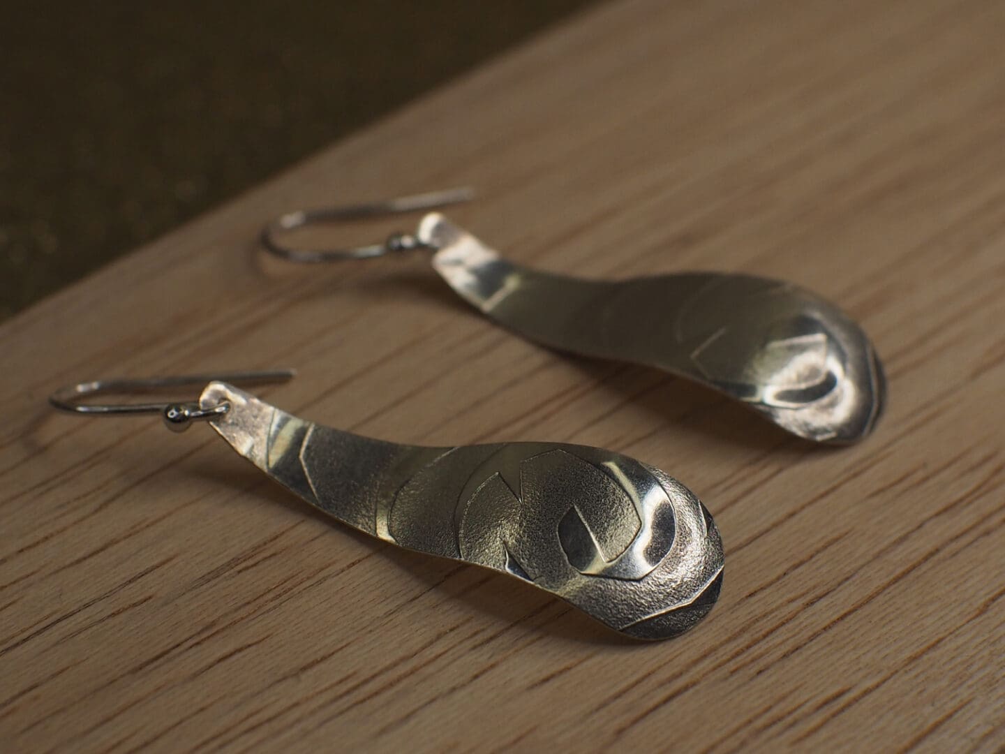 solid silver earrings