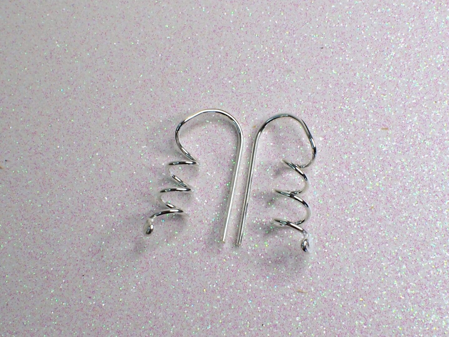 silver threader earrings