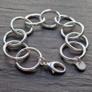 Chunky Sterling Silver Bracelet