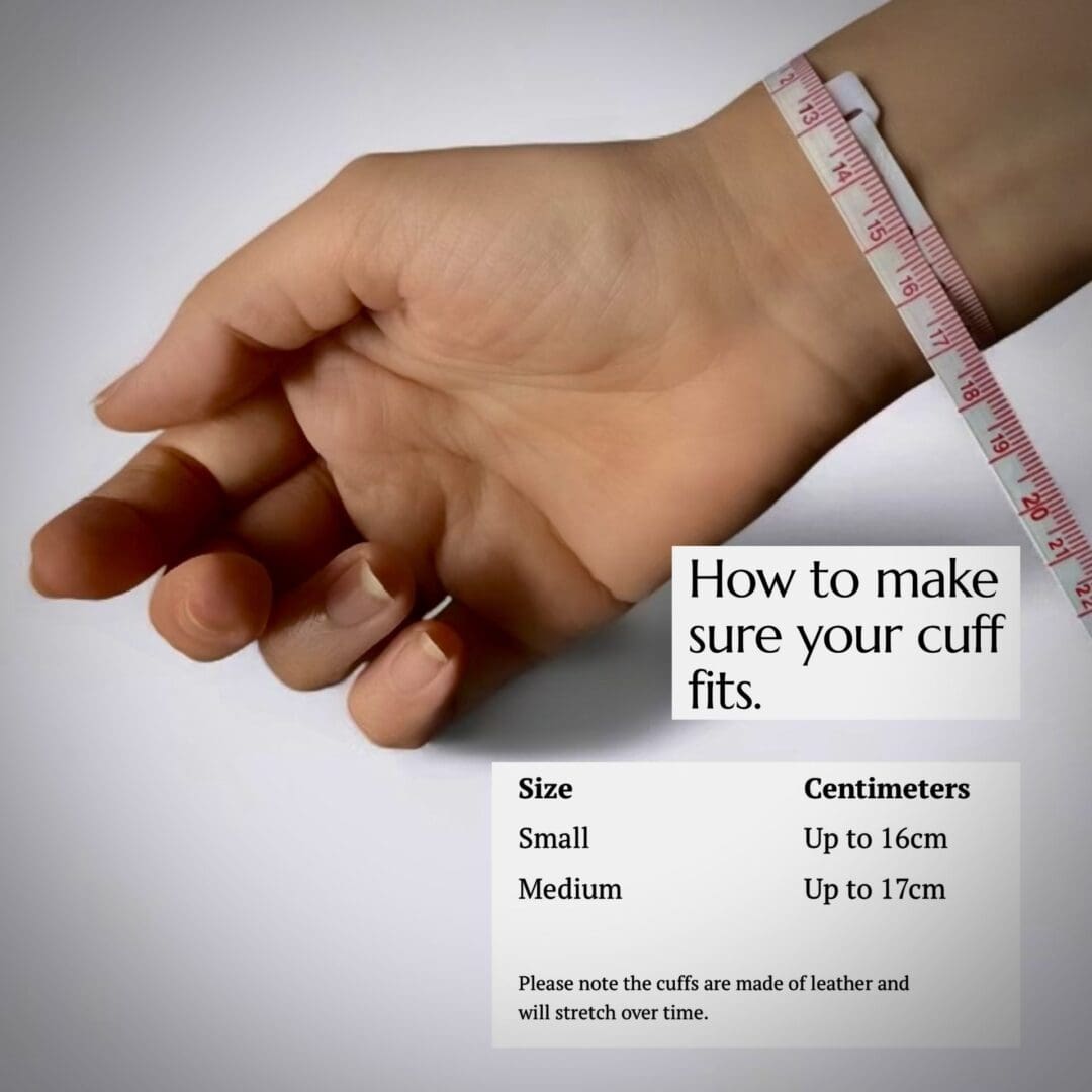 Image showing how to size a cuff