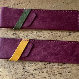 Pen case, Italian leather, handcrafted