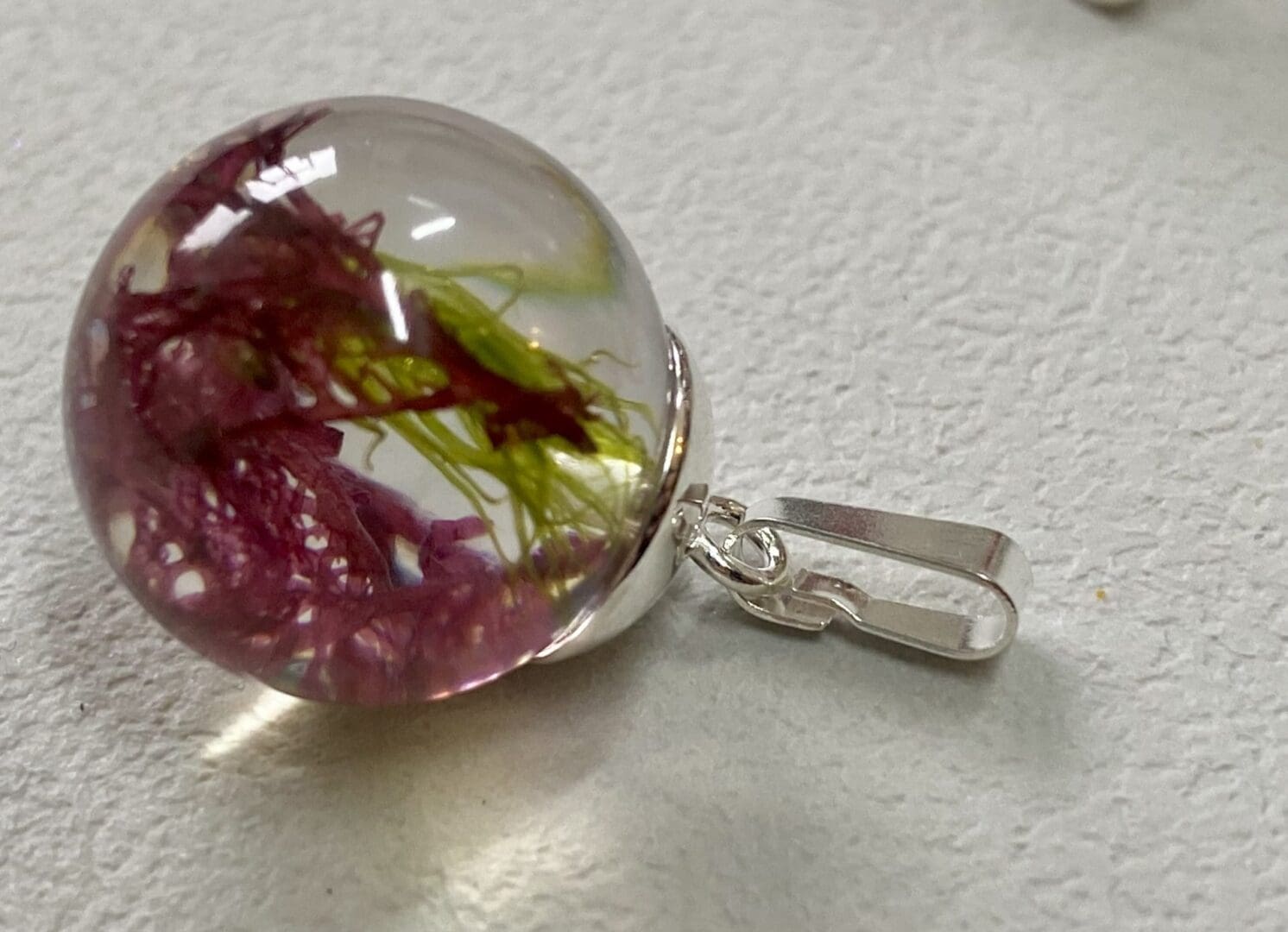 Mixed Seaweed pendant - Shetland - Image 3