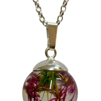 Mixed Seaweed pendant - Shetland