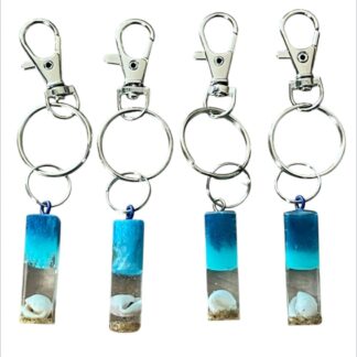 The Groatie Buckie shell keyring From The Shetland Islands.