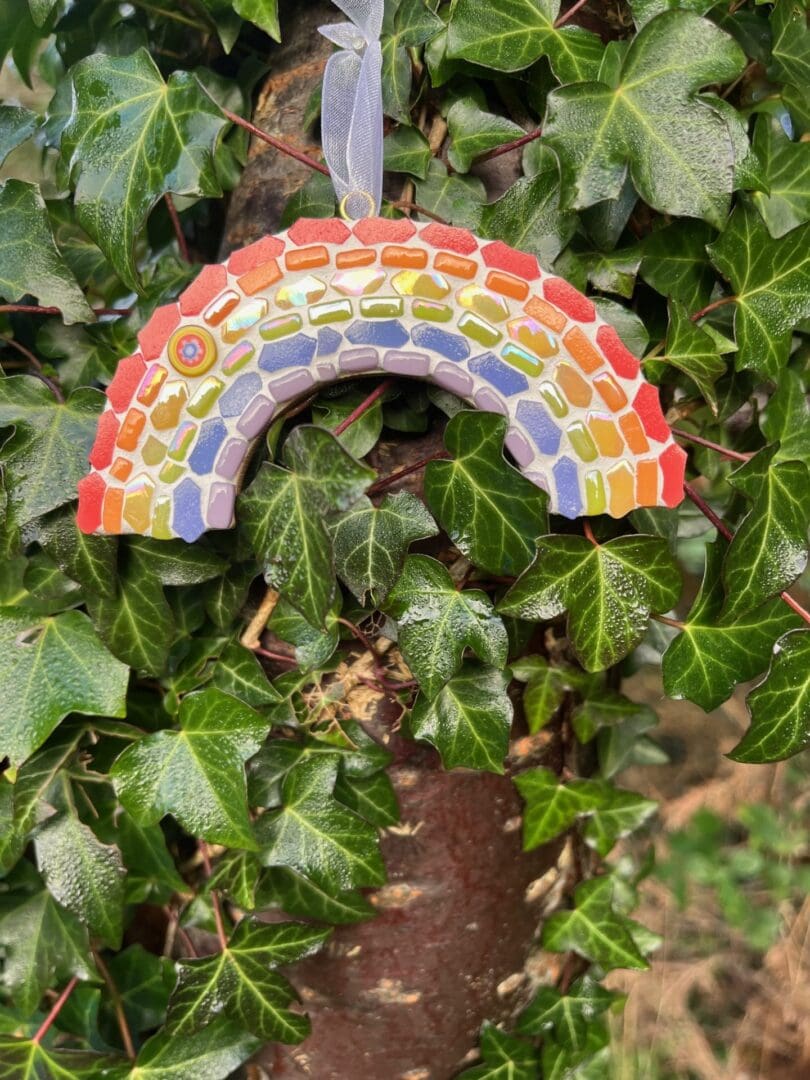 Mosaic Rainbow - add a splash of happiness to your space! Pastel colours. - Image 2