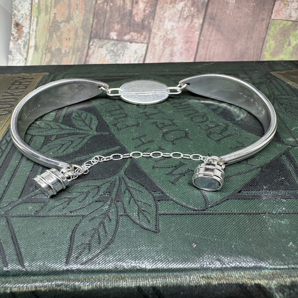 Fruit spoon handle bracelet with Paua shell - Image 3
