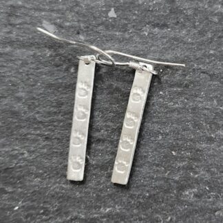 Paw print earrings