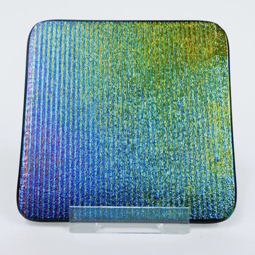 Iridescent Fused Glass Coasters - Image 3