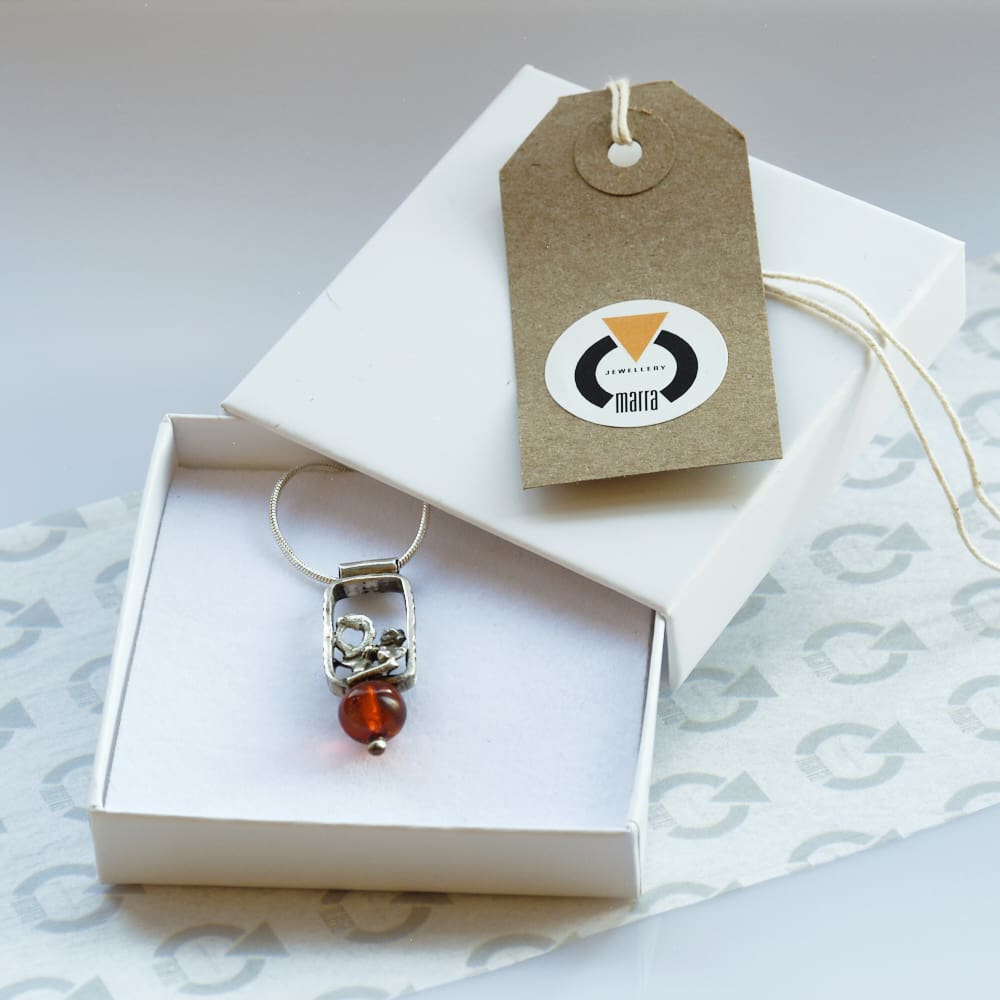 Amber Cast Form pendant - Image 6