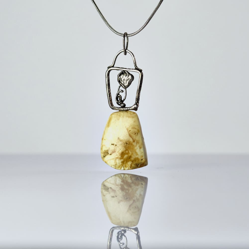 Amber Freeform pendant