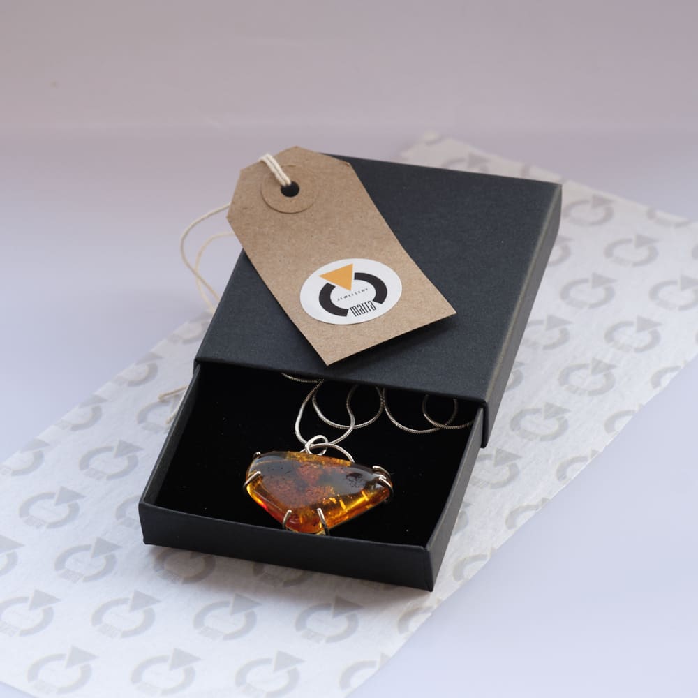 Amber Triangle pendant - Image 7