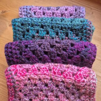 chunky crochet neck warmers