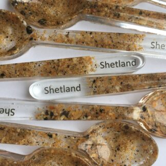 Shetland Handmade decorative spoons.