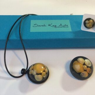Sunset beach jewellery sets. From Whalsay