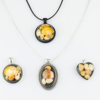 Sunset beach pendant collection.