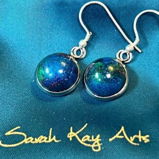 Aurora Borealis dangly earring.